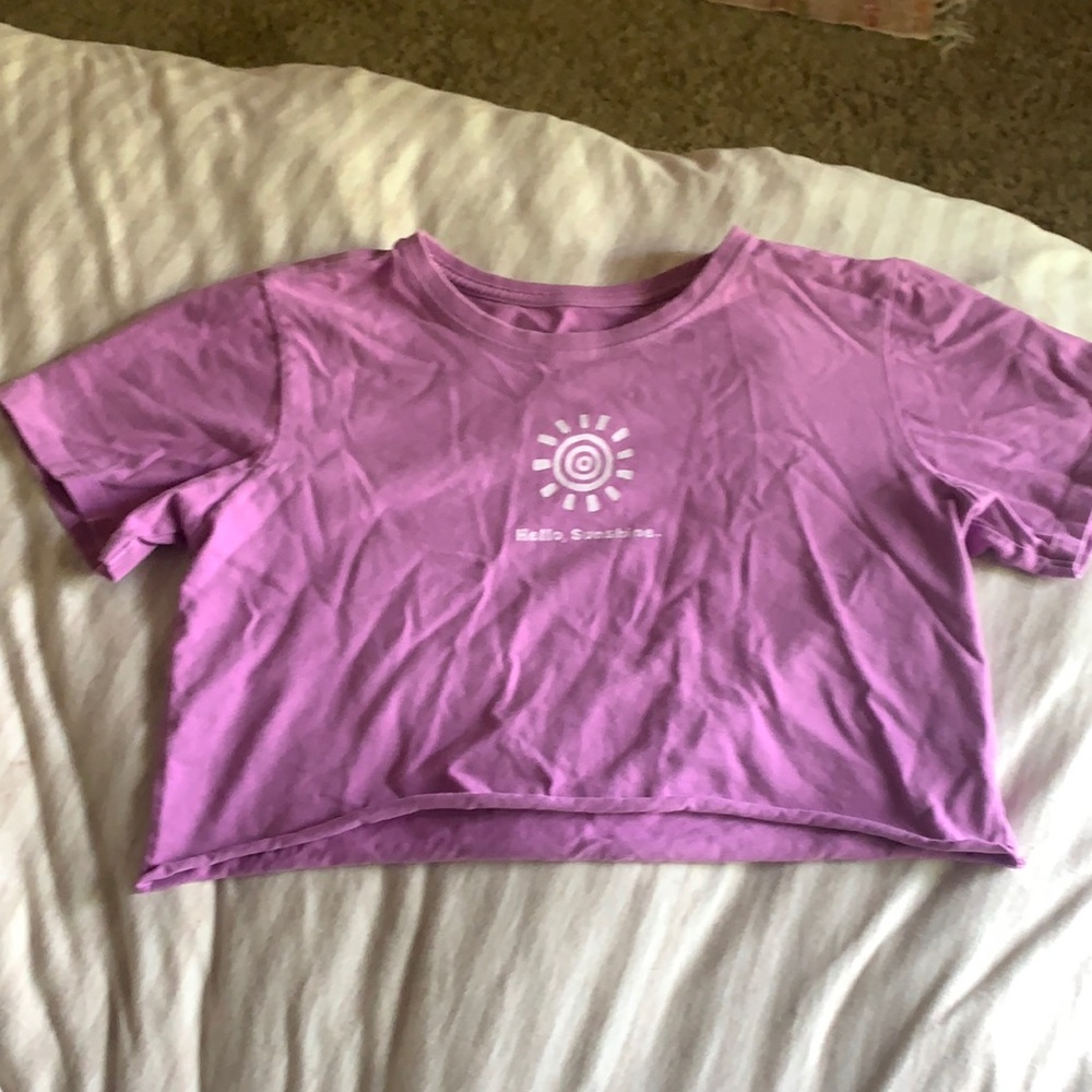 Life is good crop top!